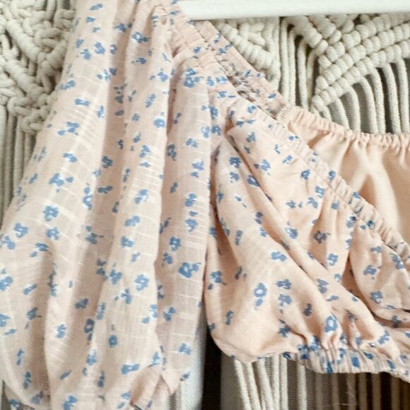 Sabo Skirt Mini Floral Cutout Dress Size Small EUC - Picture 4 of 6